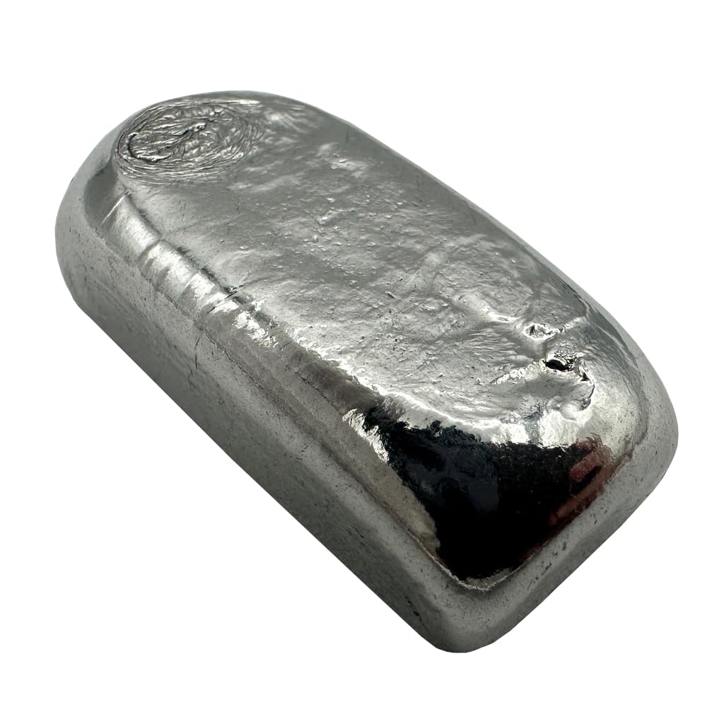 1 oz .999 Zinc Hand-Poured Bullion Bar
