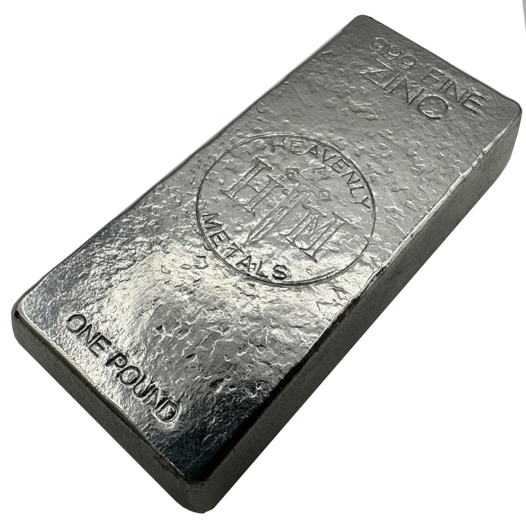 1 Pound Hand Poured Elemental Bullion Bars – Pure Lead, Bismuth, Zinc, and Tin – Made in USA (4 Pack)