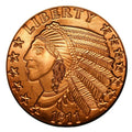 Incuse Indian Copper Round – 1 oz .999 Fine Copper
