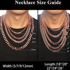 Copper Necklace for Men & Women – 99.9% Pure Cuban Link