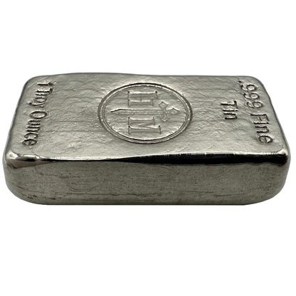 1 oz .999 Tin Hand-Poured Bullion Bar
