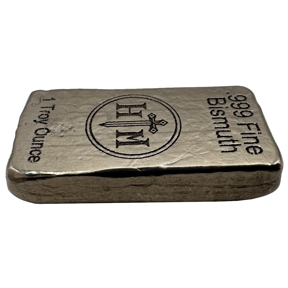 1 oz .999 Bismuth Hand-Poured Bullion Bar
