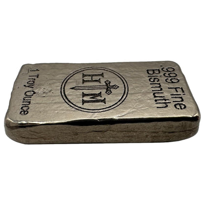 1 oz .999 Bismuth Hand-Poured Bullion Bar
