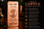 1 Pound Copper Bar — Walking Liberty .999 Fine Ingot