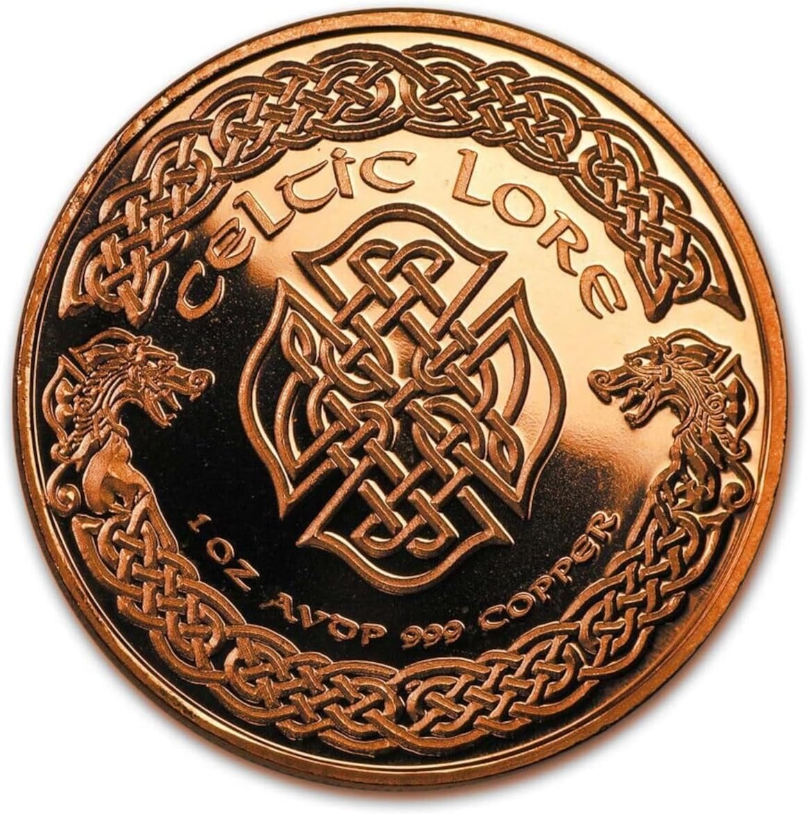 1 oz Cernunnos Copper Round & Capsule