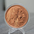 Buffalo Nickel Copper Round – 1 oz .999 Fine Copper