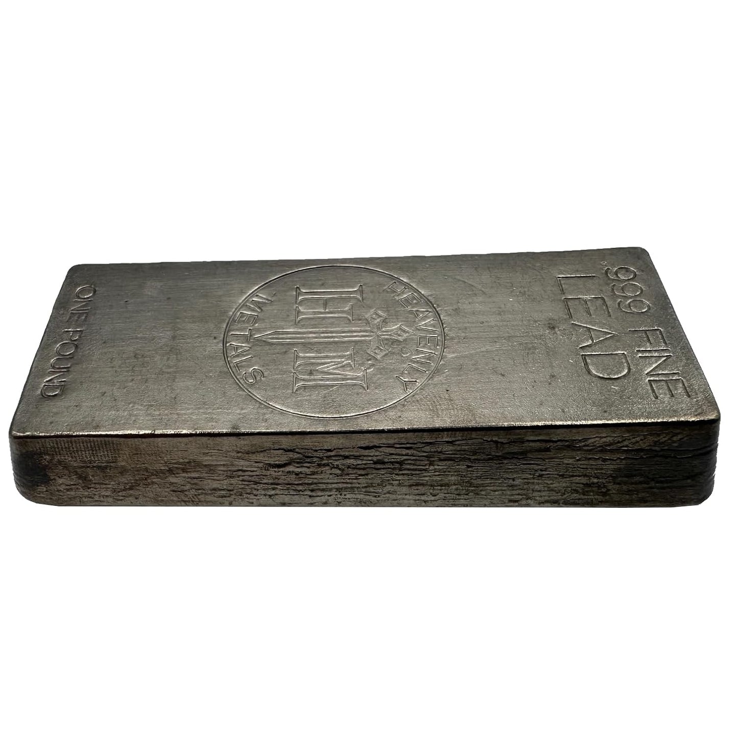 1 lb .999 Lead Hand-Poured Bullion Bar