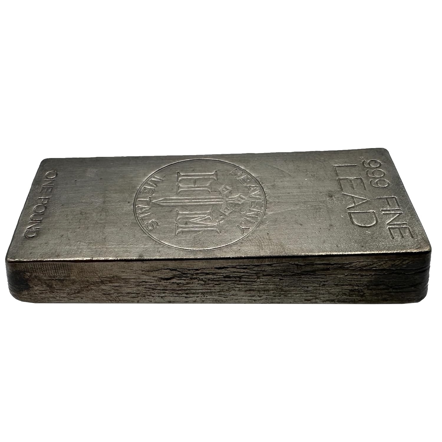 1 lb Lead Ingot – 99.9% Pure Hand-Poured Bar