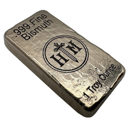 1 oz .999 Bismuth Hand-Poured Bullion Bar
