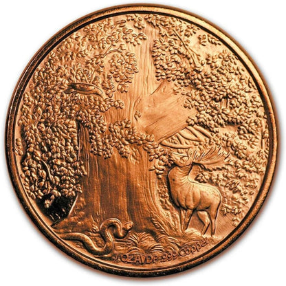 1 oz Nidhoggr Copper Round & Capsule
