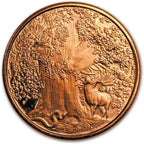 Great Eagle Copper Round – 1 oz .999 Fine Copper