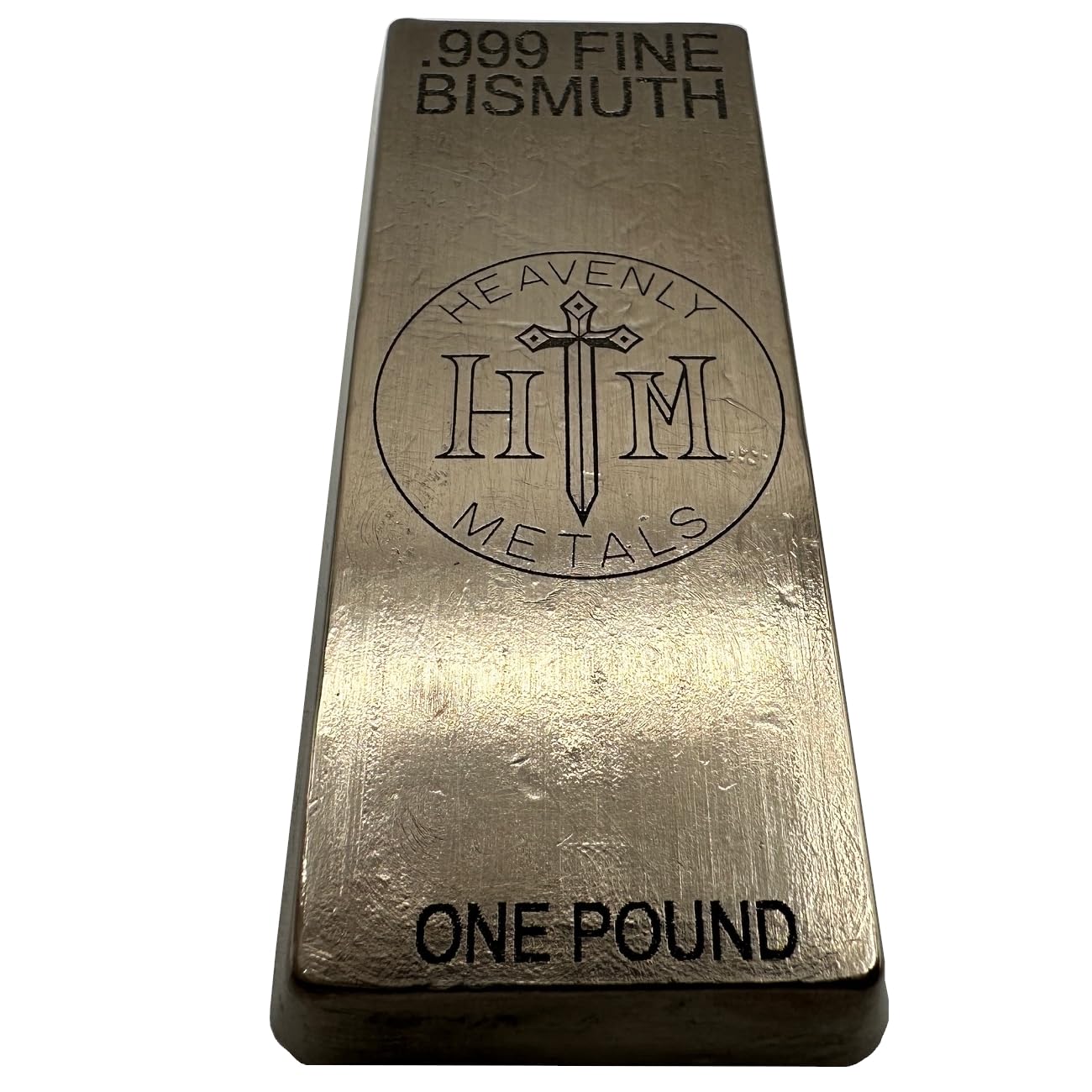 1 lb Bismuth Bar – 99.9% Pure Hand-Poured Ingot