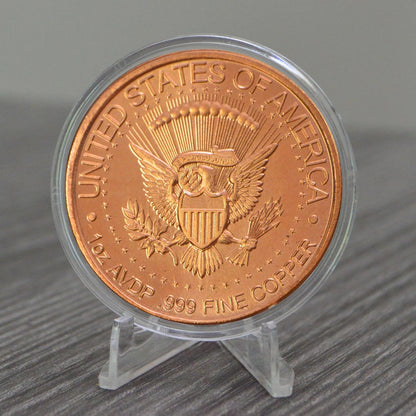 1 oz Trump MAGA Copper Round & Capsule