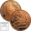 Nidhoggr Copper Round – 1 oz .999 Fine Copper