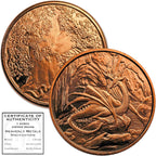 Nidhoggr Copper Round – 1 oz .999 Fine Copper