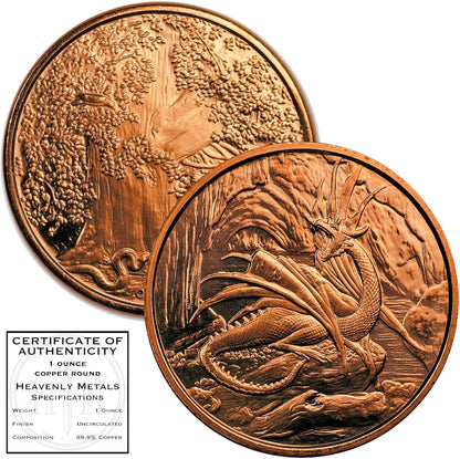 1 oz Nidhoggr Copper Round & Capsule