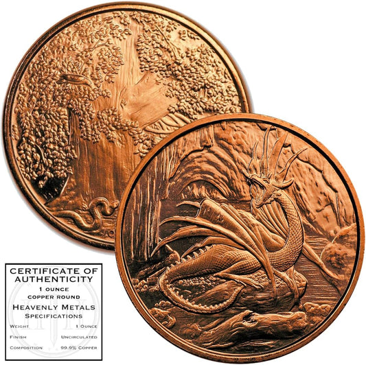 1 oz Nidhoggr Copper Round & Capsule