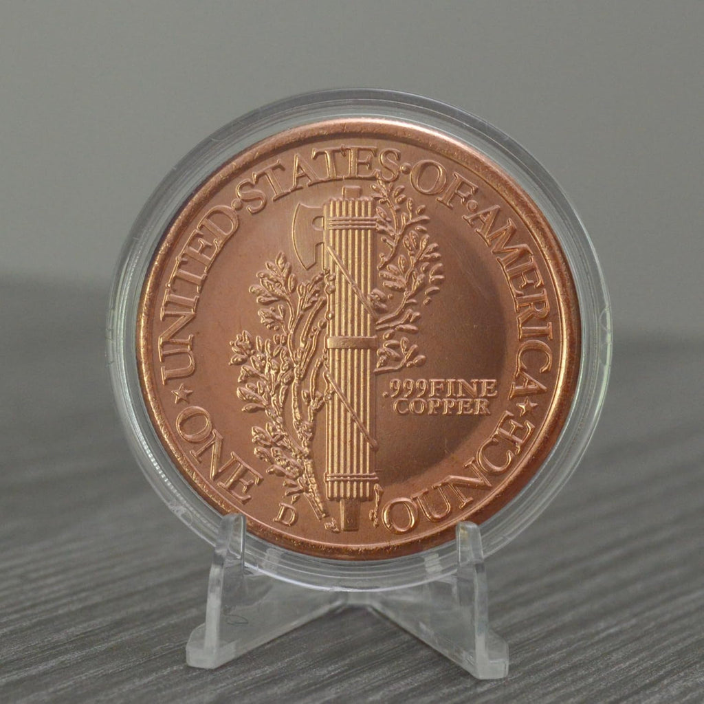 Mercury Dime Copper Round – 1 oz .999 Fine Copper