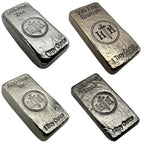 Elemental Metal Bars – 4 Pack 1oz 99.9% Pure Ingot Set