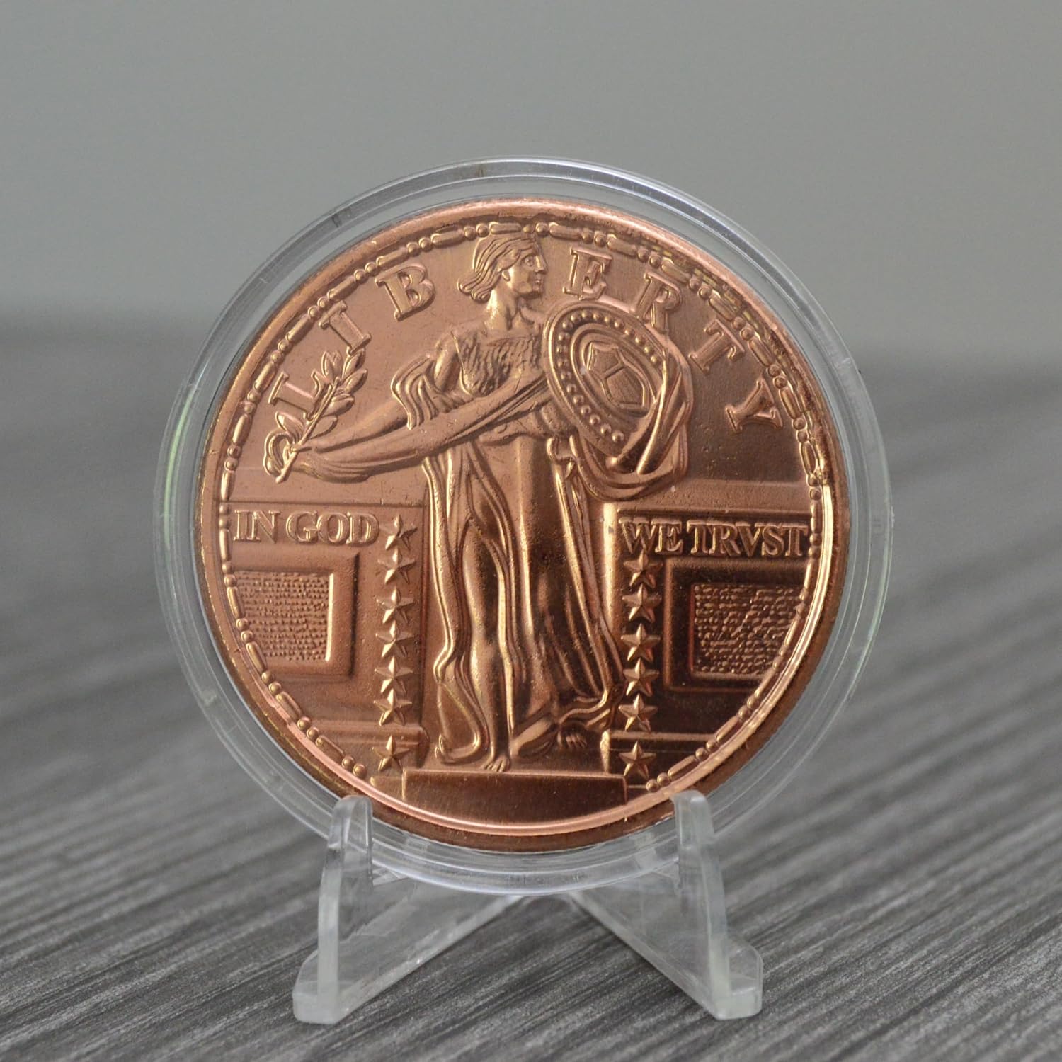 Standing Liberty Copper Round – 1 oz .999 Fine Copper