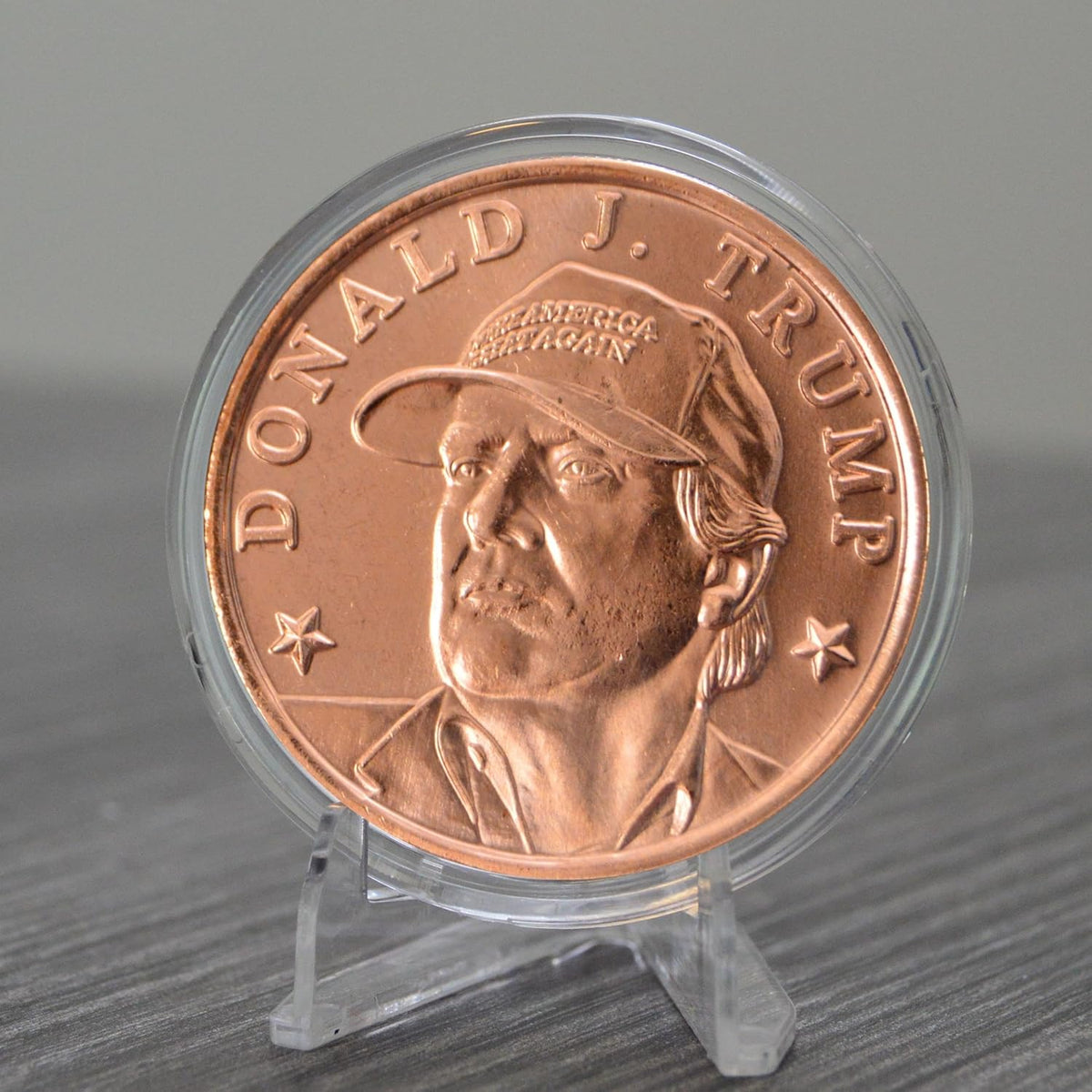 1 oz Trump MAGA Copper Round & Capsule