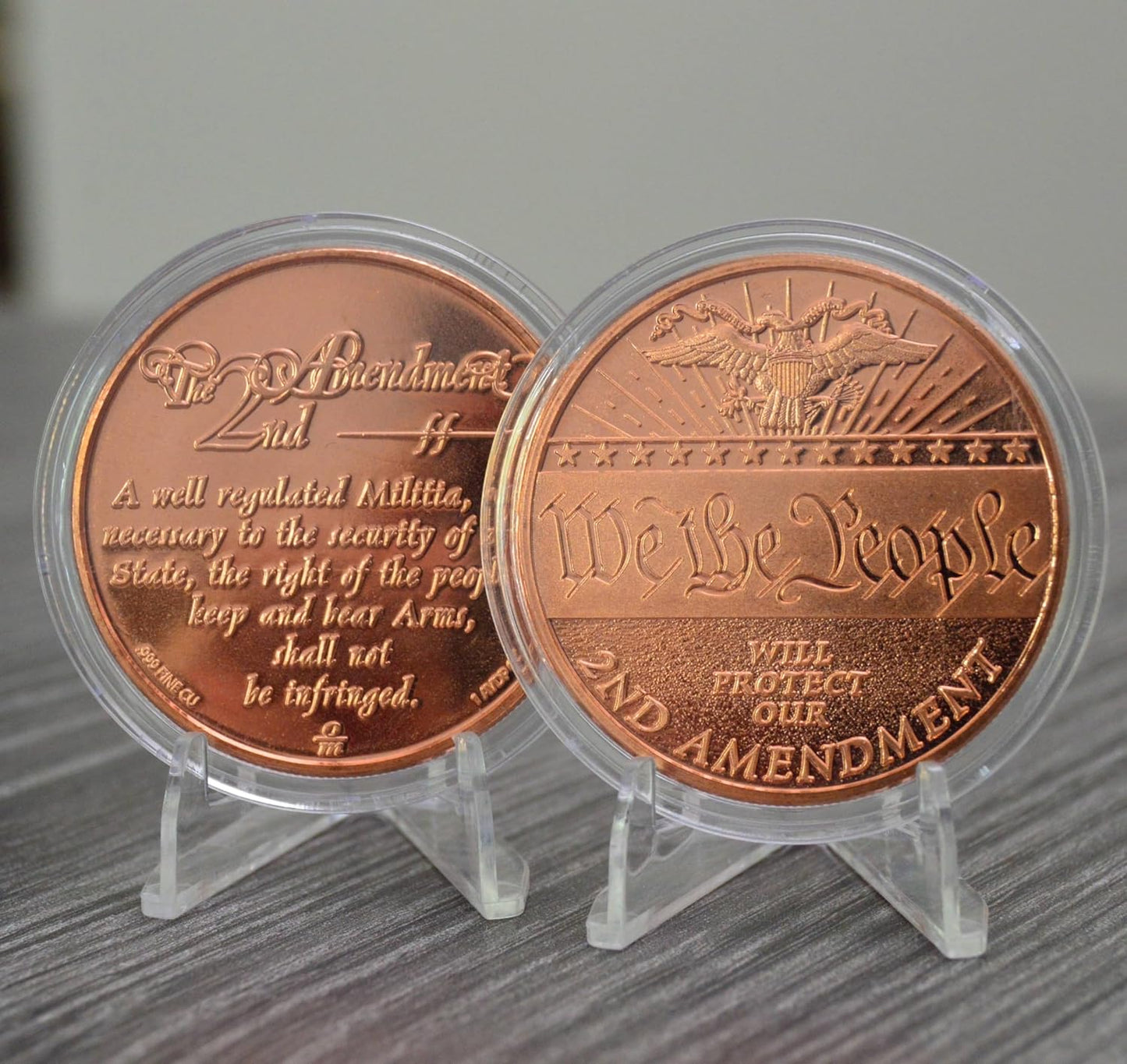 1 oz We the People Copper Round & Capsule