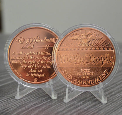 1 oz We the People Copper Round & Capsule