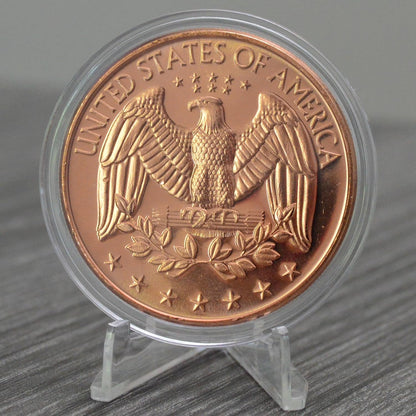 1 oz US Quarter Copper Round & Capsule