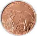 Grizzly Bear Copper Round – 1 oz .999 Fine Copper