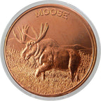 Moose Copper Round – 1 oz .999 Fine Copper
