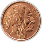 Buffalo Nickel Copper Round – 1 oz .999 Fine Copper