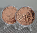 Apatosaurus Copper Round – 1 oz .999 Fine Copper