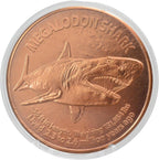 Megalodon Copper Round – 1 oz .999 Fine Copper