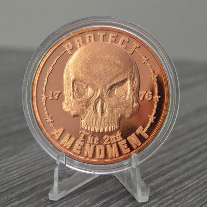 1 oz Protect the 2nd Copper Round & Capsule