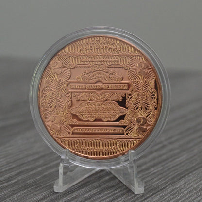 1 oz $2 Bill Copper Round & Capsule