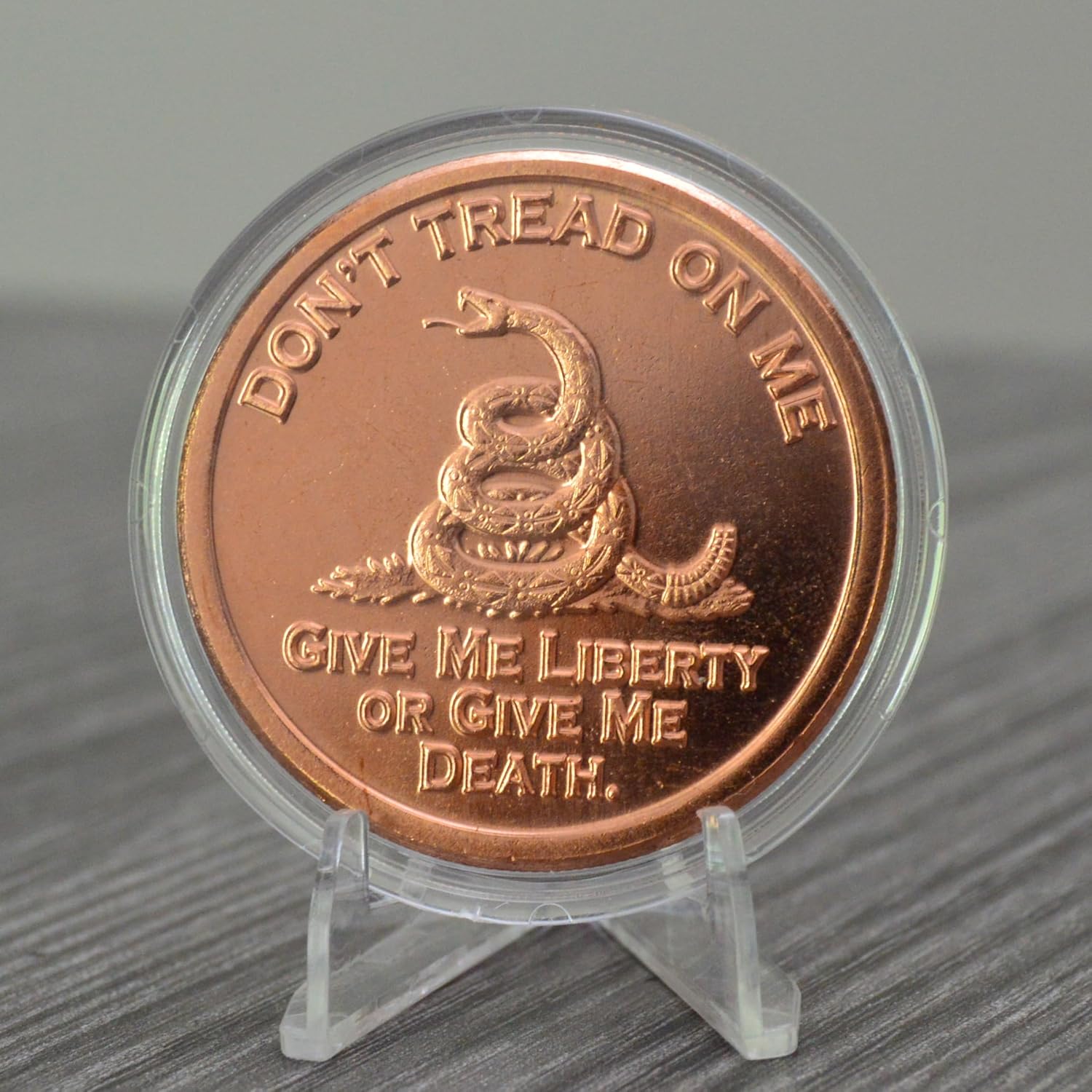 Don't Tread on Me Copper Round – 1 oz .999 Fine Copper