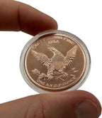 Giganotosaurus Copper Round – 1 oz .999 Fine Copper