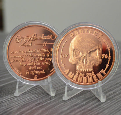 1 oz Protect the 2nd Copper Round & Capsule
