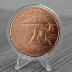 Parasaurolophus Copper Round – 1 oz .999 Fine Copper
