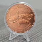 Megalodon Copper Round – 1 oz .999 Fine Copper