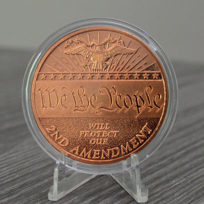 1 oz We the People Copper Round & Capsule