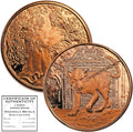 Hellhound Copper Round – 1 oz .999 Fine Copper