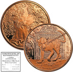 Hellhound Copper Round – 1 oz .999 Fine Copper
