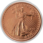 Saint-Gaudens Copper Round – 1 oz .999 Fine Copper