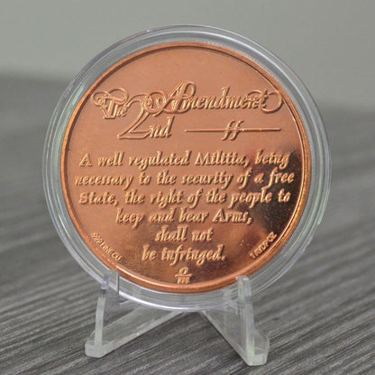 1 oz 2nd Amendment Eagle Copper Round & Capsule