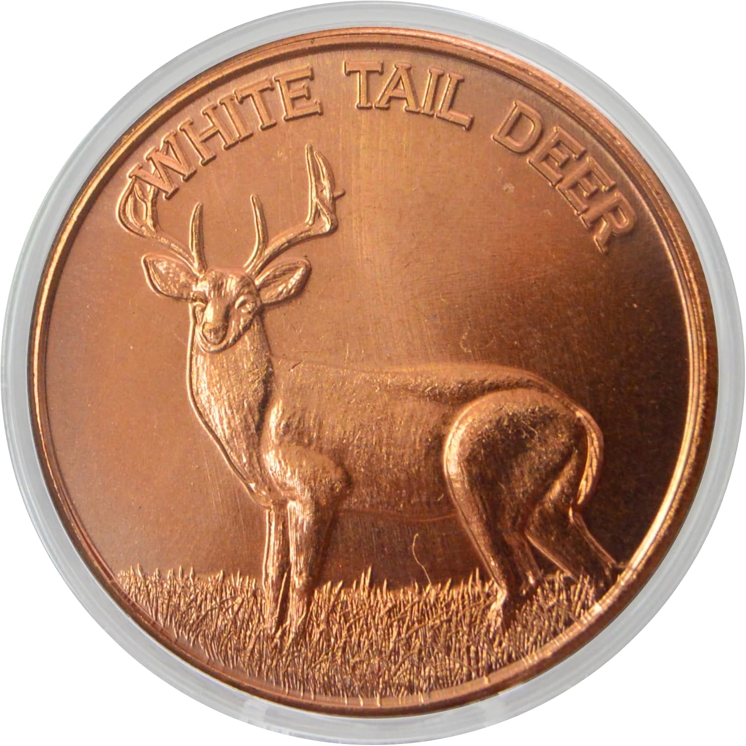 Whitetail Deer Copper Round – 1 oz .999 Fine Copper