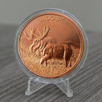 Moose Copper Round – 1 oz .999 Fine Copper