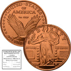 Standing Liberty Copper Round – 1 oz .999 Fine Copper