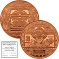 $2 Bill Copper Round – 1 oz .999 Fine Copper